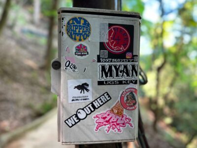 Ice cream cone on the ground