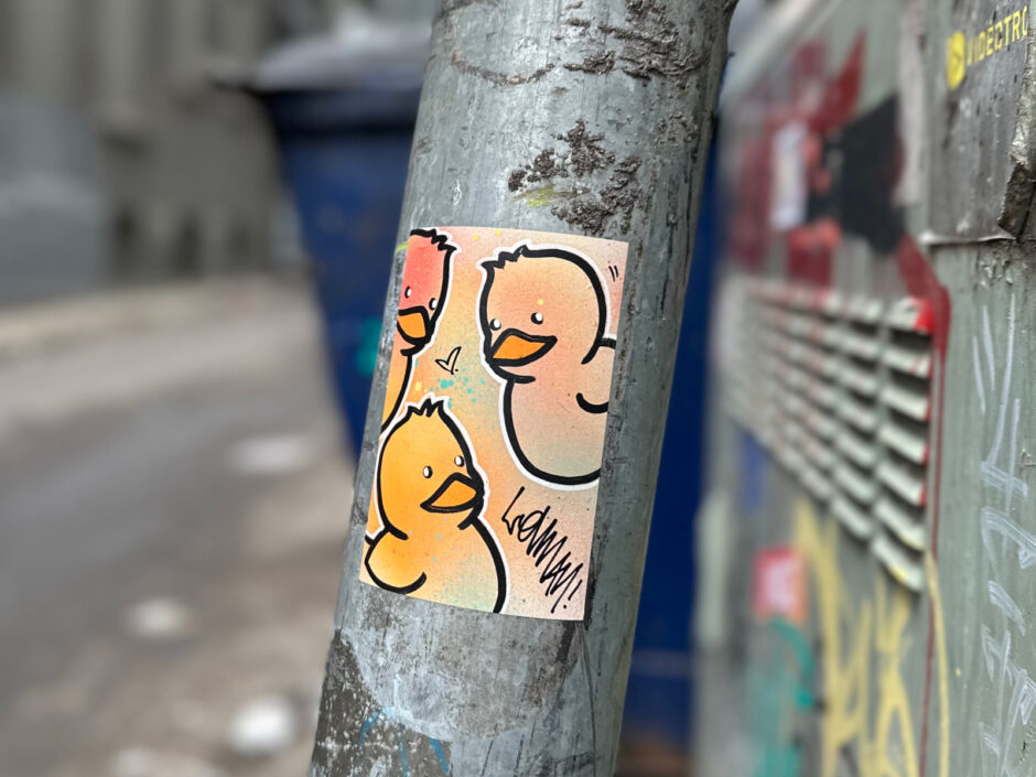 Rubber ducks sticker