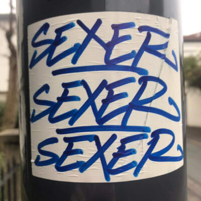 Sexer tag sticker