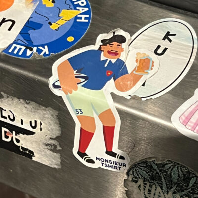 Monsieur T-Shirt sticker
