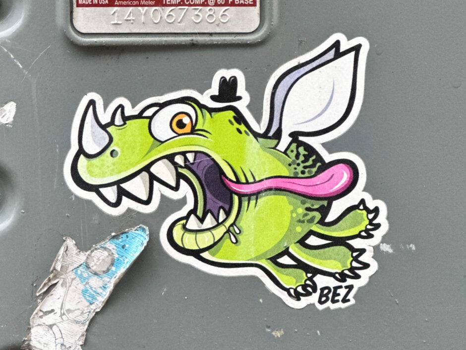 BEZ flying character