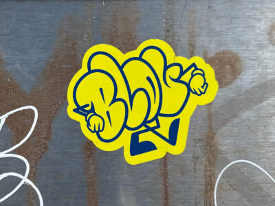 Yellow Blog sticker