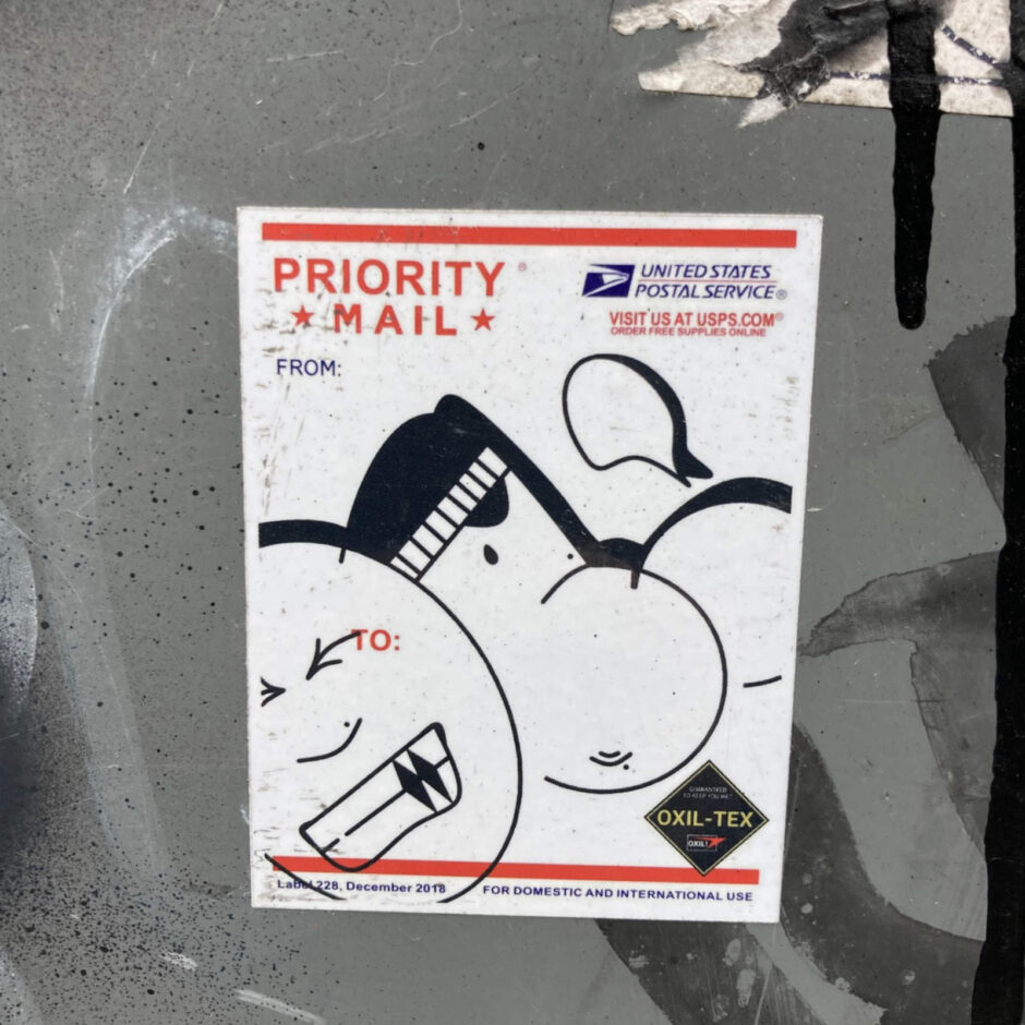 Classic tag on sticker