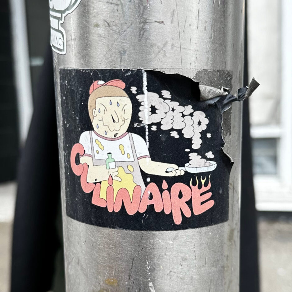 Drip culinaire Sticker