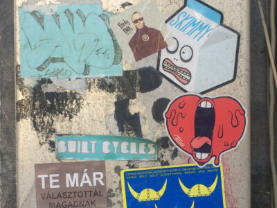 Milk box sticker
