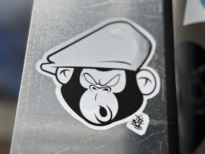 Monkey sticker
