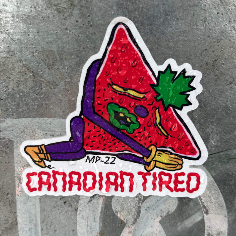 Canadian Tired sticker