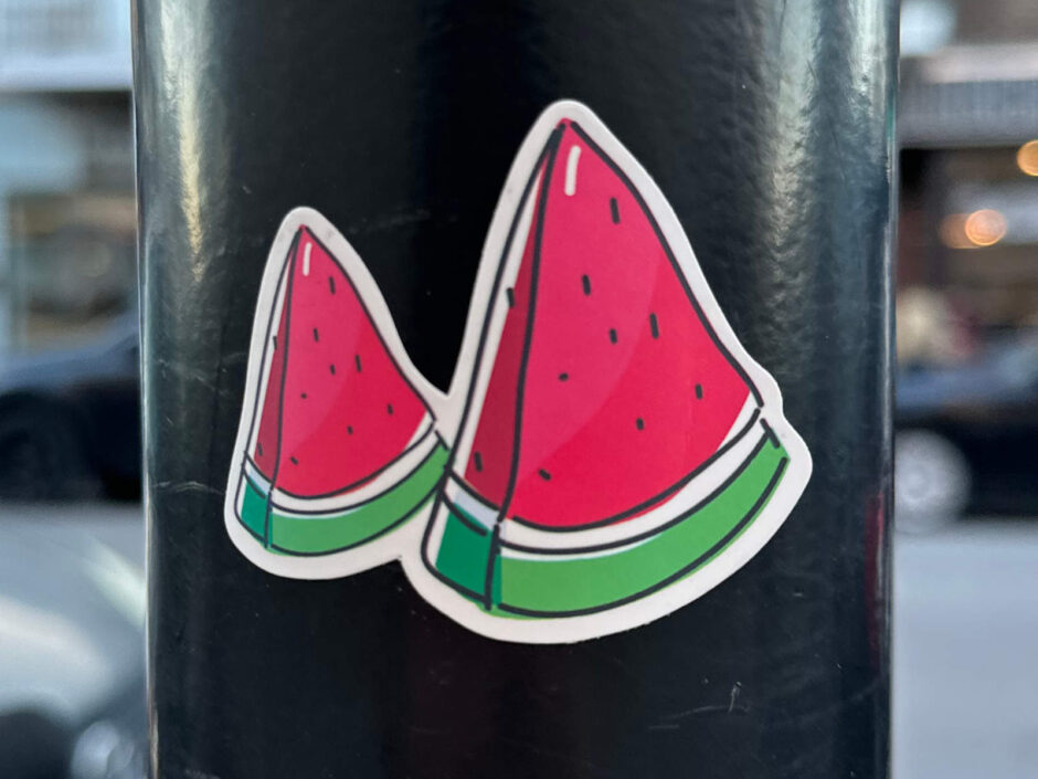 Two watermelons sticker