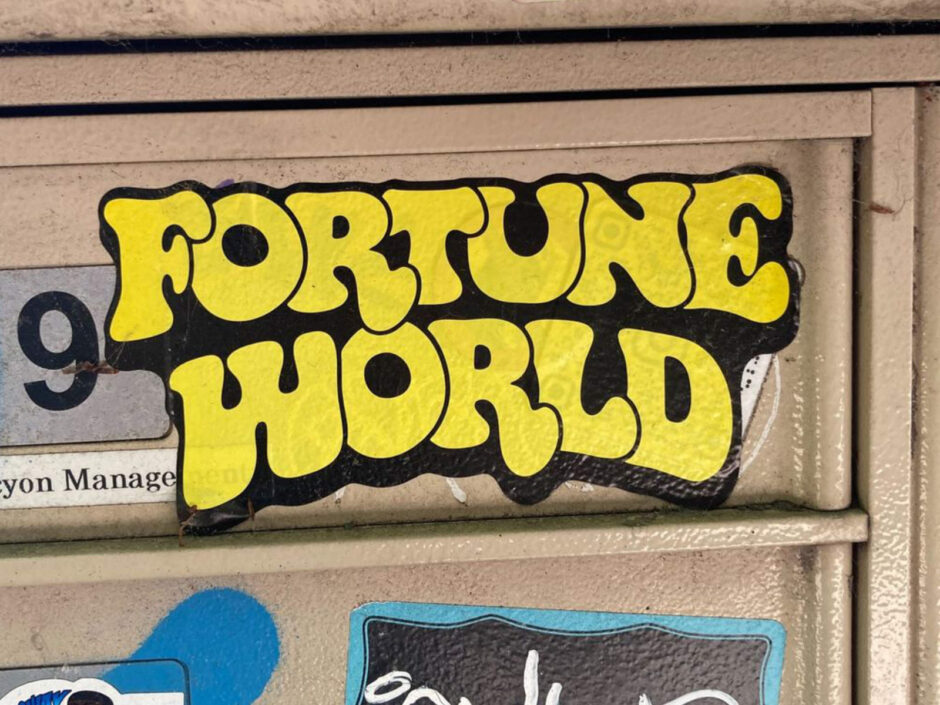 Fortune World sticker