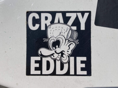 Crazy Eddie sticker