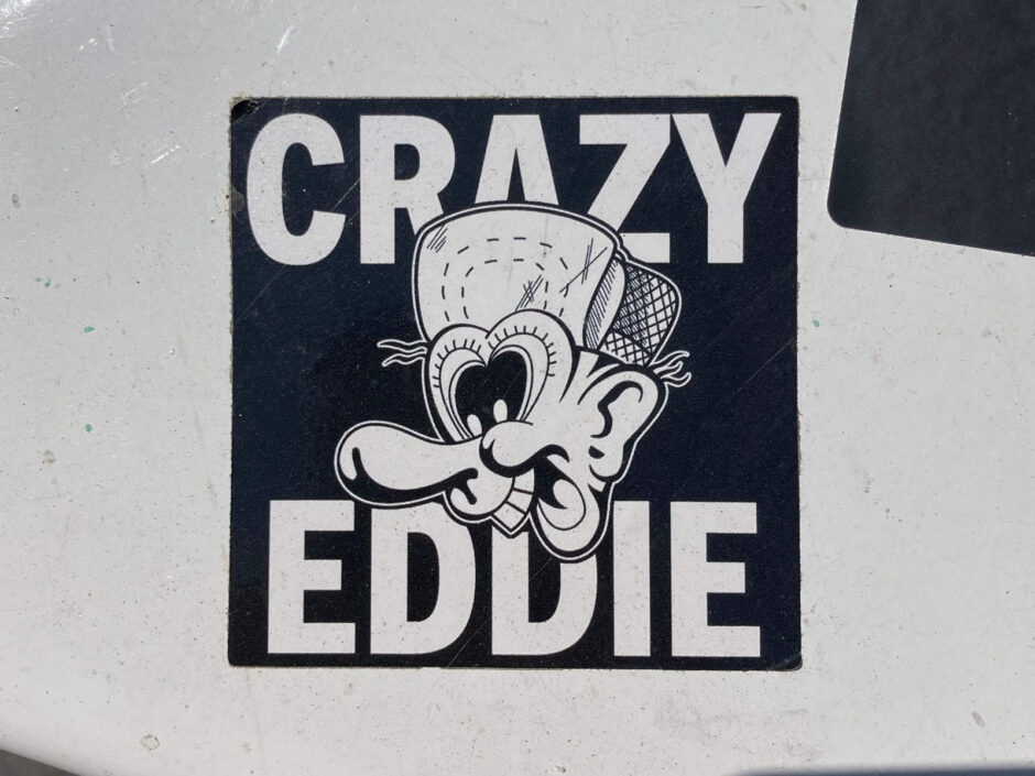 Crazy Eddie sticker