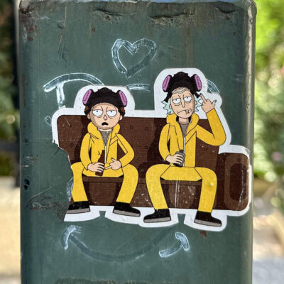 Breaking Bad spoof sticker