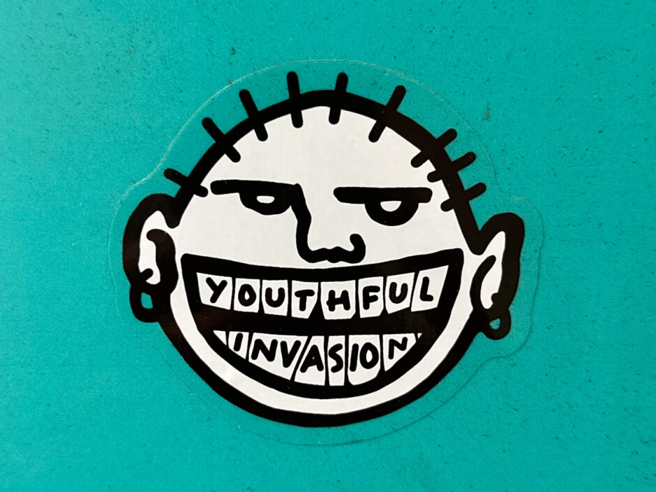 Youthful Invasion sticker