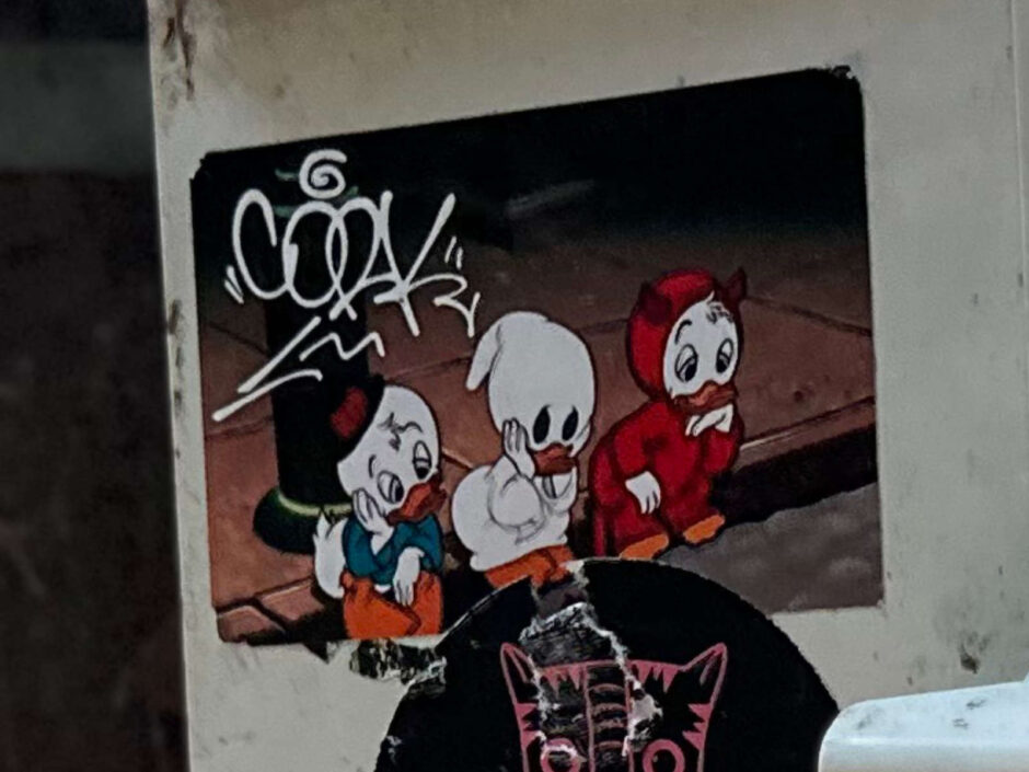 Disney ducks sticker