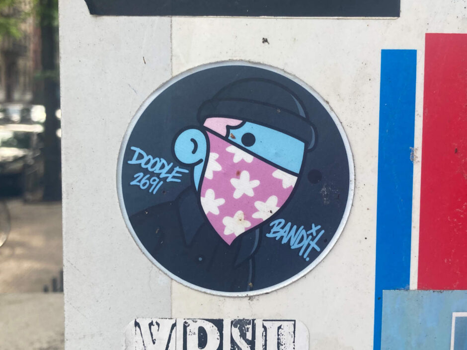 Doodle Bandit sticker