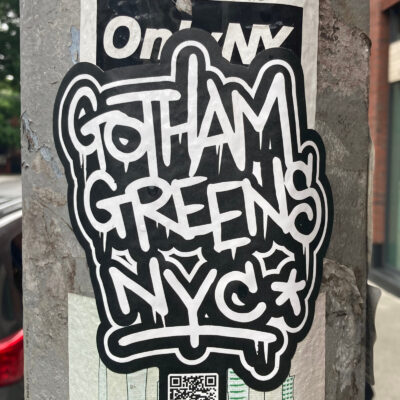 Graffiti style sticker