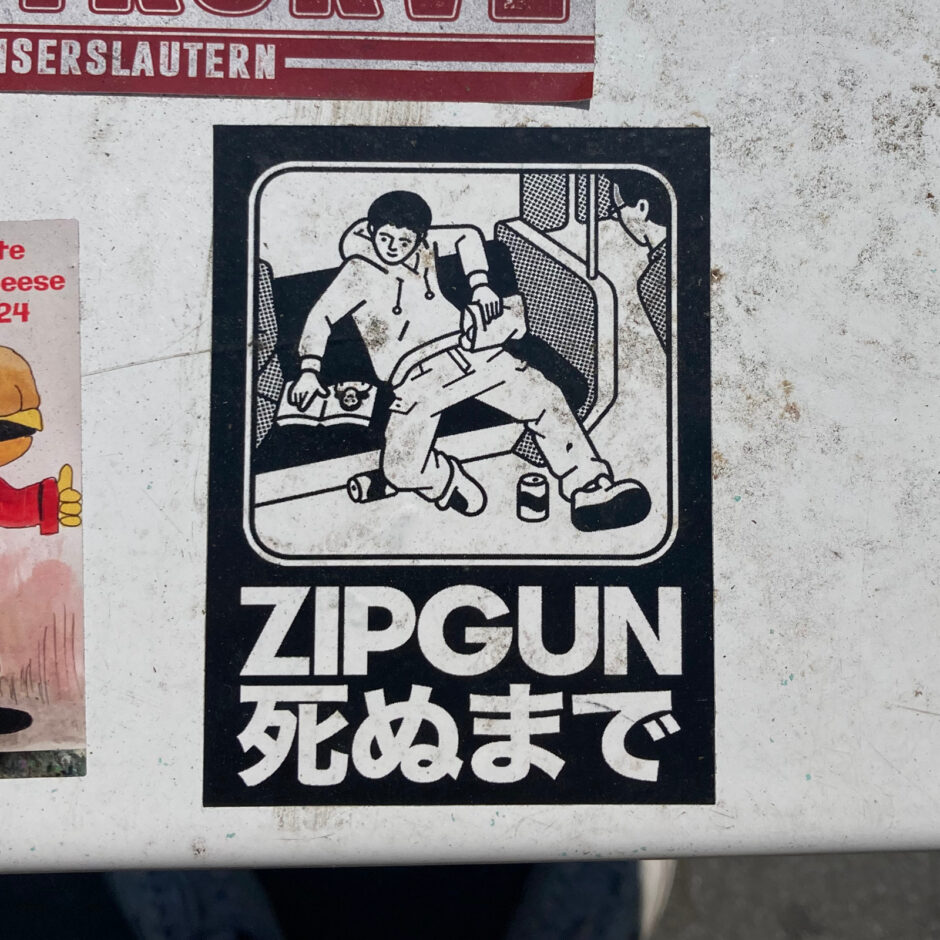 Zipgun sticker