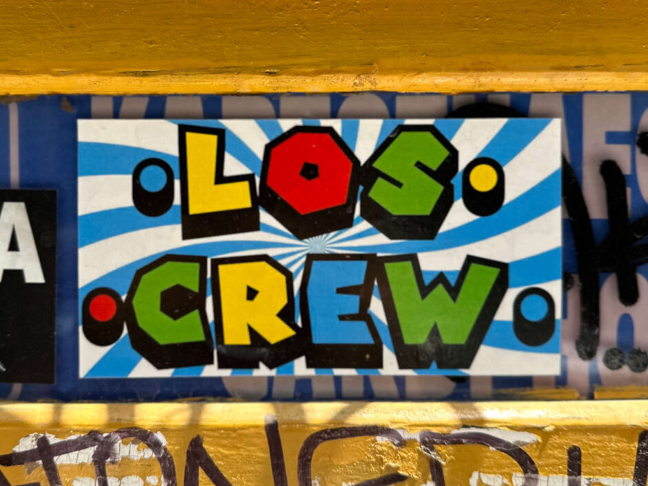 Los Crew sticker