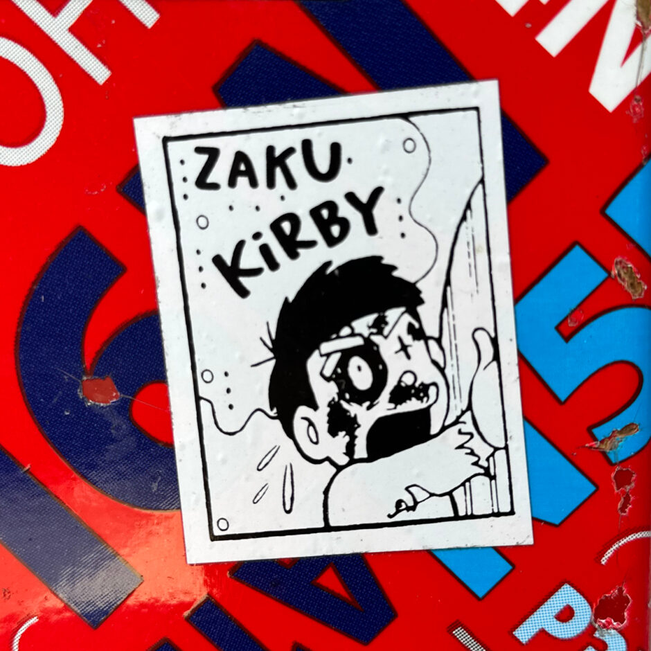 Zaku Kirby sticker