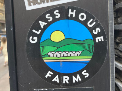 Glass House sticker