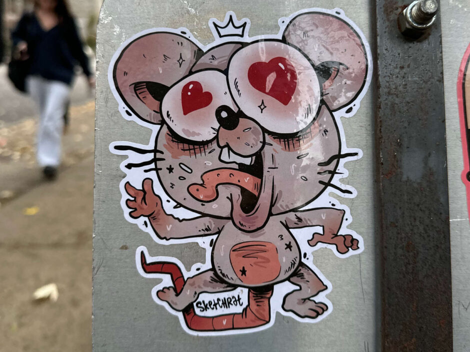 Sketchrat sticker