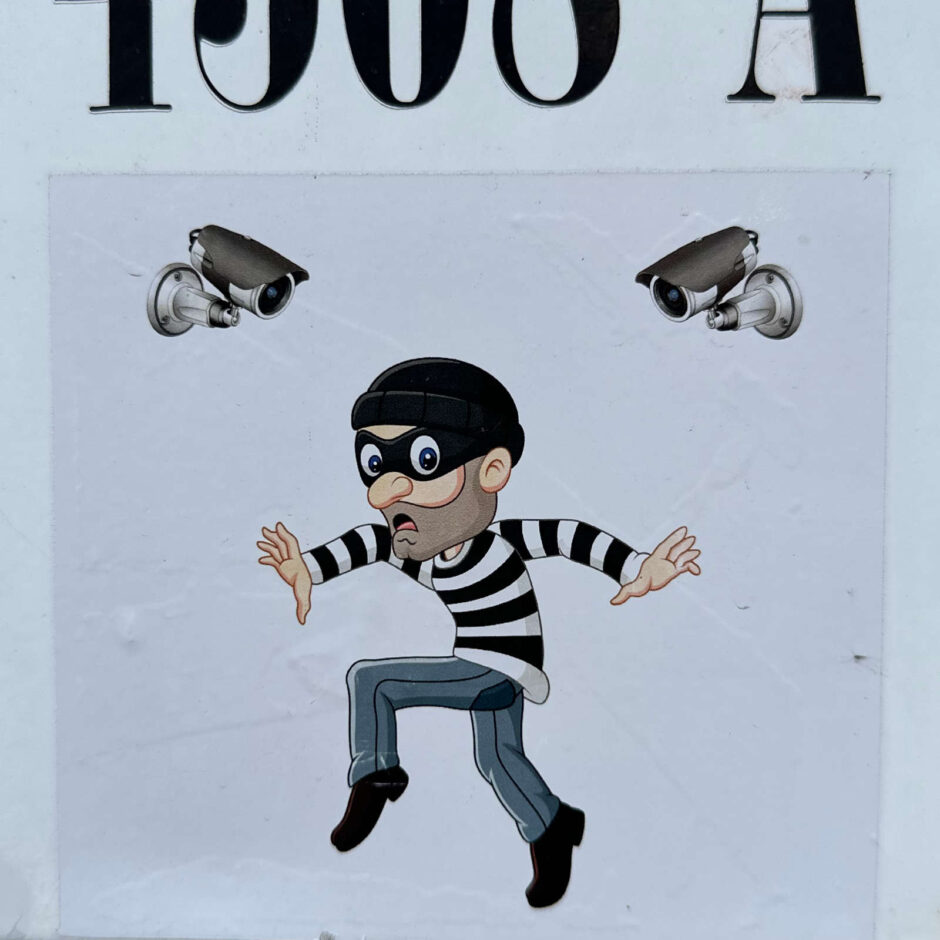 Cartoon thieve sticker