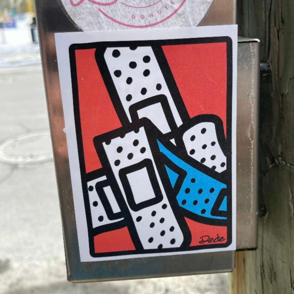 Bandaid sticker