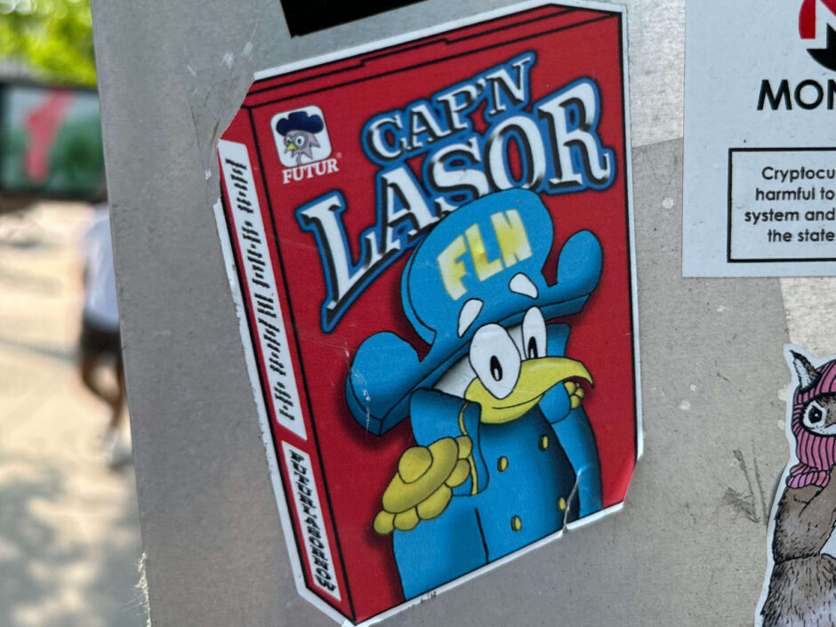 Cap N Lasor sticker