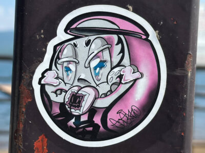 Japanese character sticker