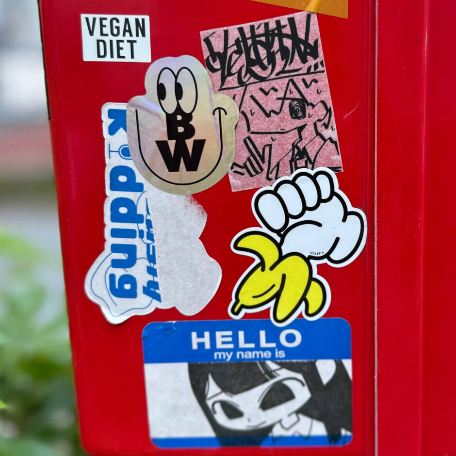 Sticker collage