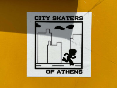 Athens City Skaters sticker