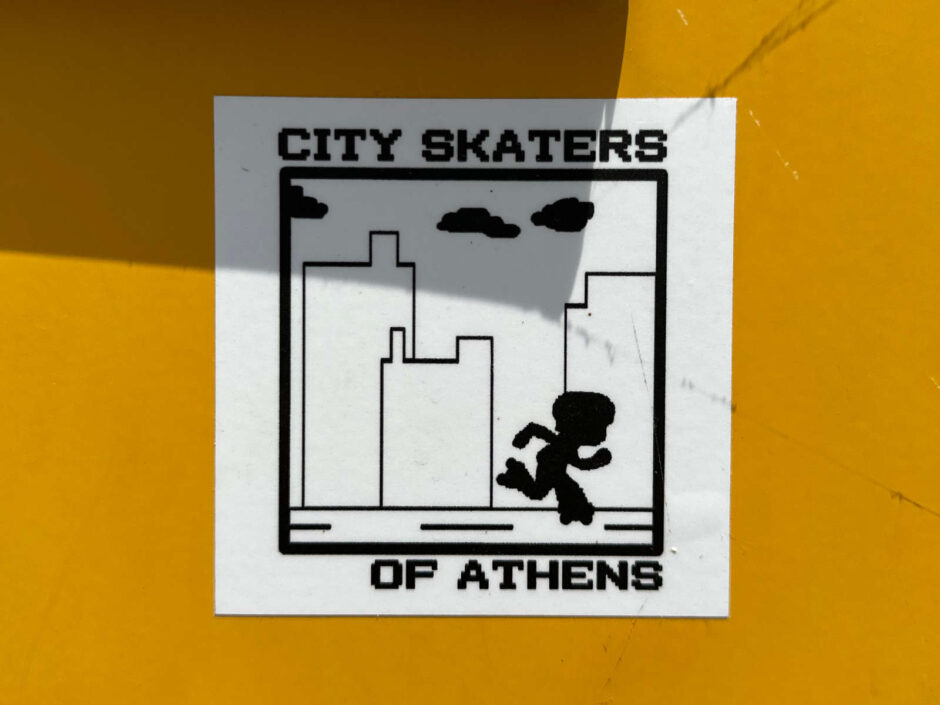 Athens City Skaters sticker
