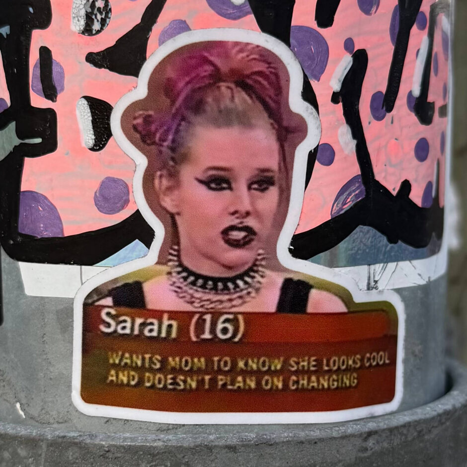 Sarah 16 sticker