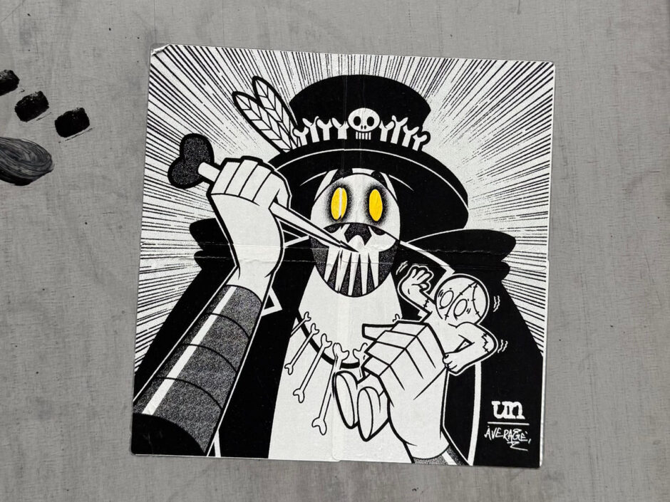 Urban Ninja Voodoo Sticker