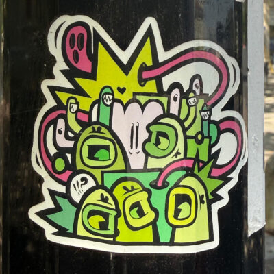 Worms sticker