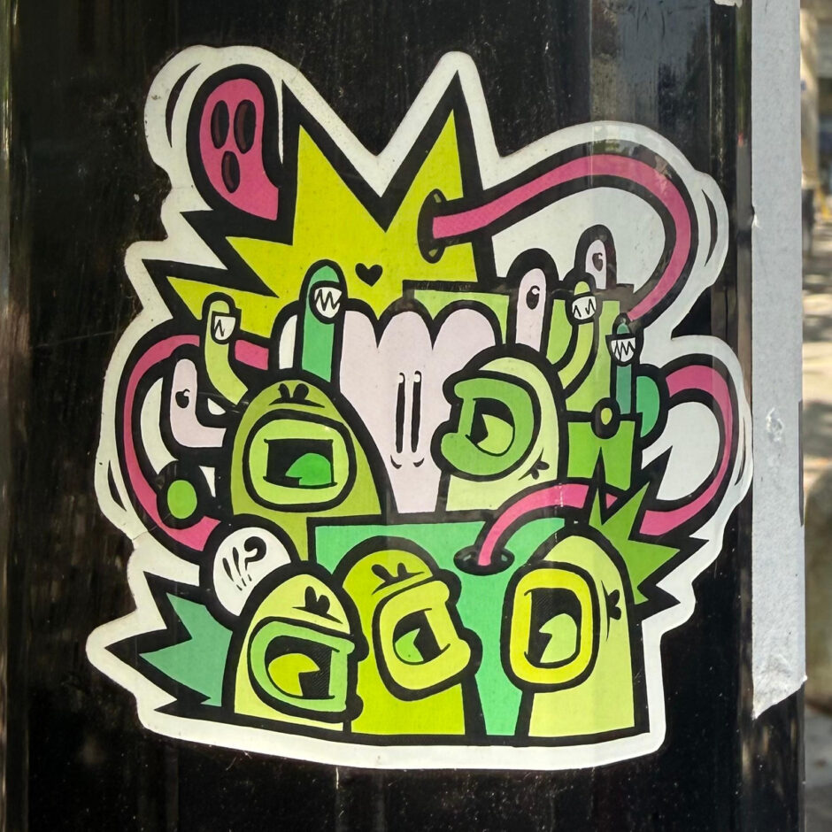 Worms sticker