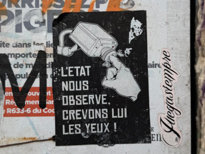 CCTV sticker